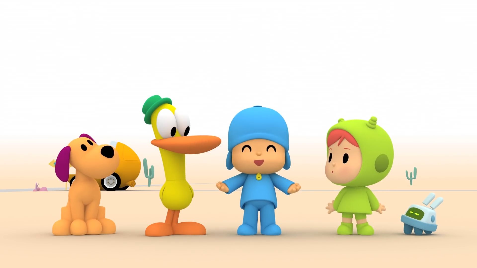 最全《小P优优Pocoyo》英文动画，全四季共182集，百度网盘下载！-留声英语