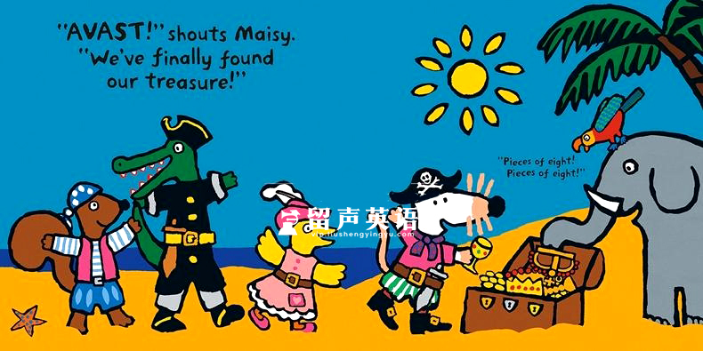 英文启蒙动画《Maisy 小鼠波波》全1-2季共104集，标清视频带英文字幕，百度网盘下载！-留声英语